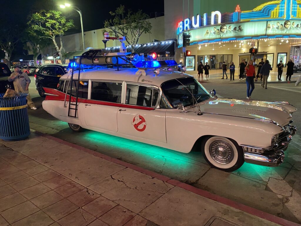 Photo of a movie premier event of Ghostbusters in Westwood, CA