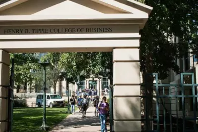 Iowa Hawkeyes graduate from the college of business