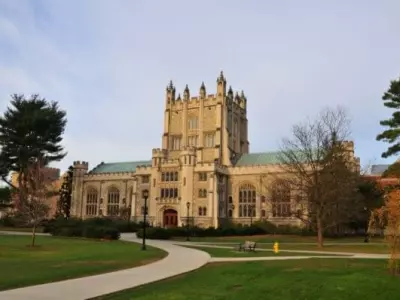 Thompson library External at vassar college