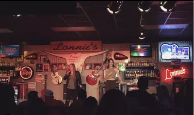 people singing in a karaoke bar